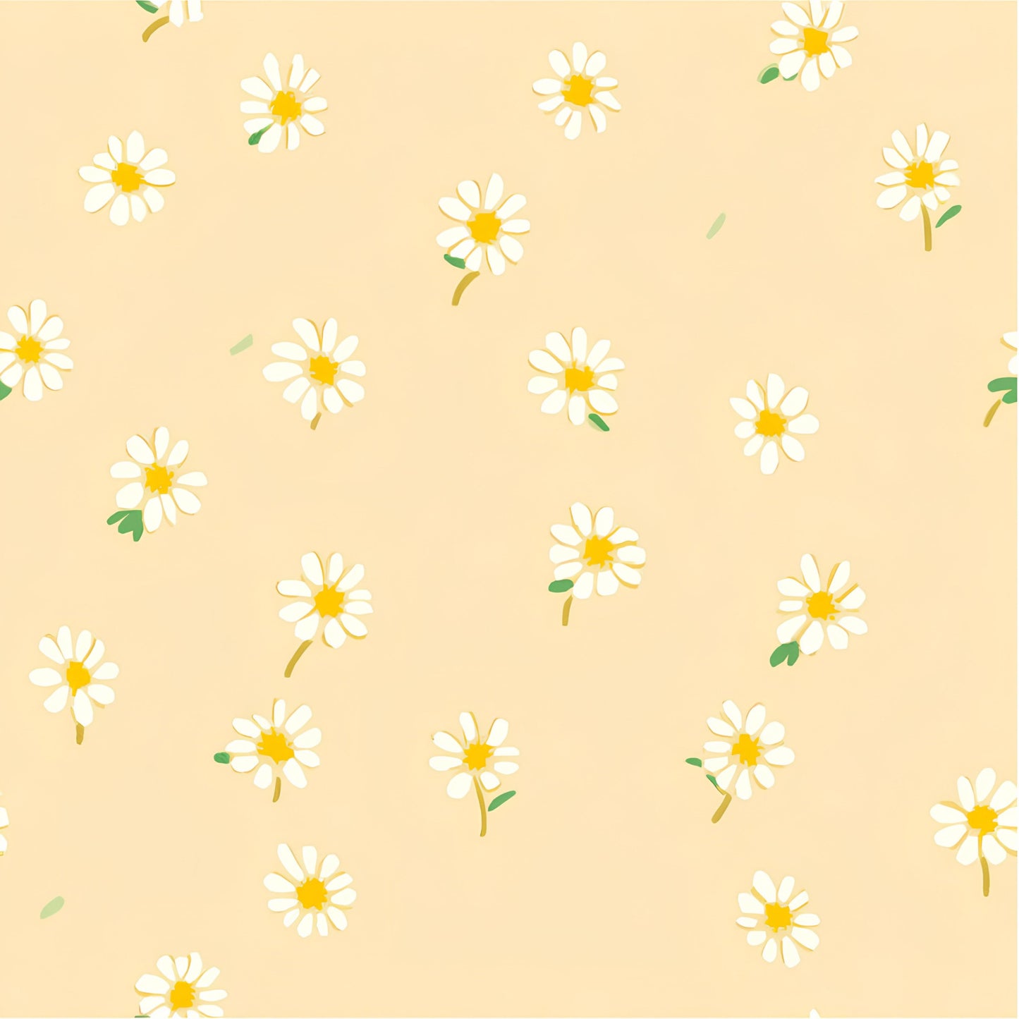 Pastel Daisy Pattern 6 Quilting Cotton Fabric