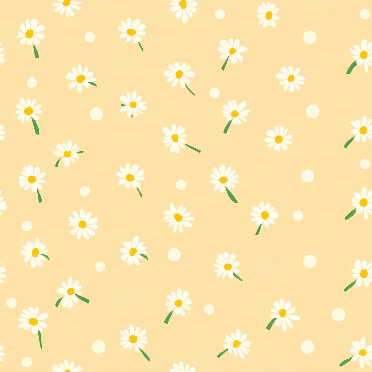 Pastel Daisy Pattern 7 Quilting Cotton Fabric