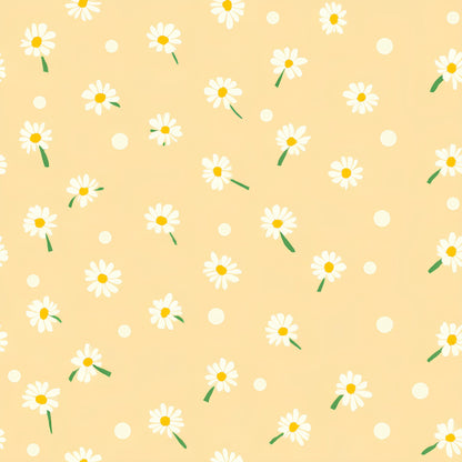 Pastel Daisy Pattern 7 Quilting Cotton Fabric