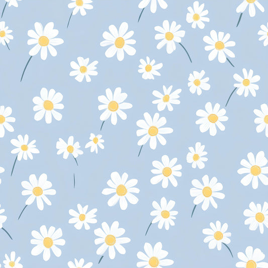 Pastel Daisy Pattern 9 Quilting Cotton Fabric