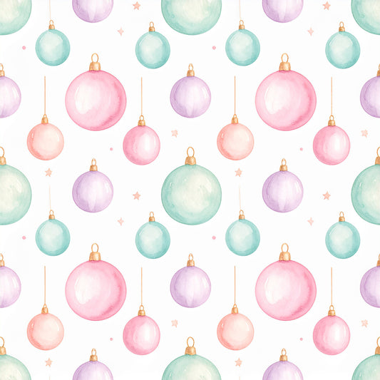 Pastel Ornament Dreams Pattern 1 Quilting Cotton Fabric