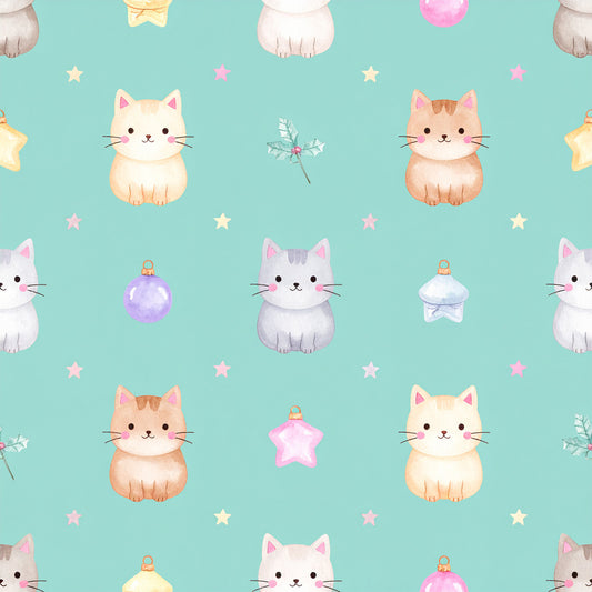 Pastel Ornament Dreams Pattern 23 Quilting Cotton Fabric