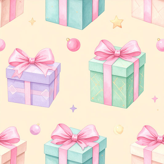 Pastel Ornament Dreams Pattern 4 Quilting Cotton Fabric