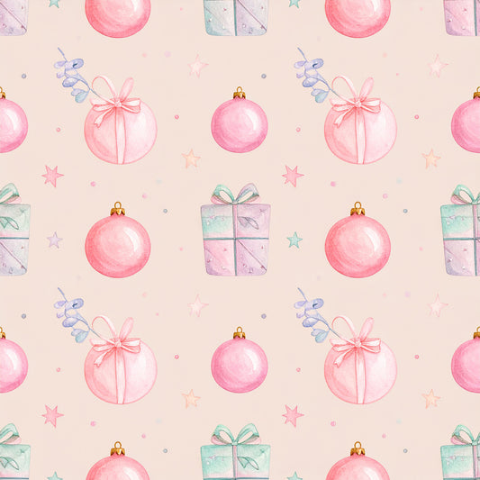 Pastel Ornament Dreams Pattern 7 Quilting Cotton Fabric
