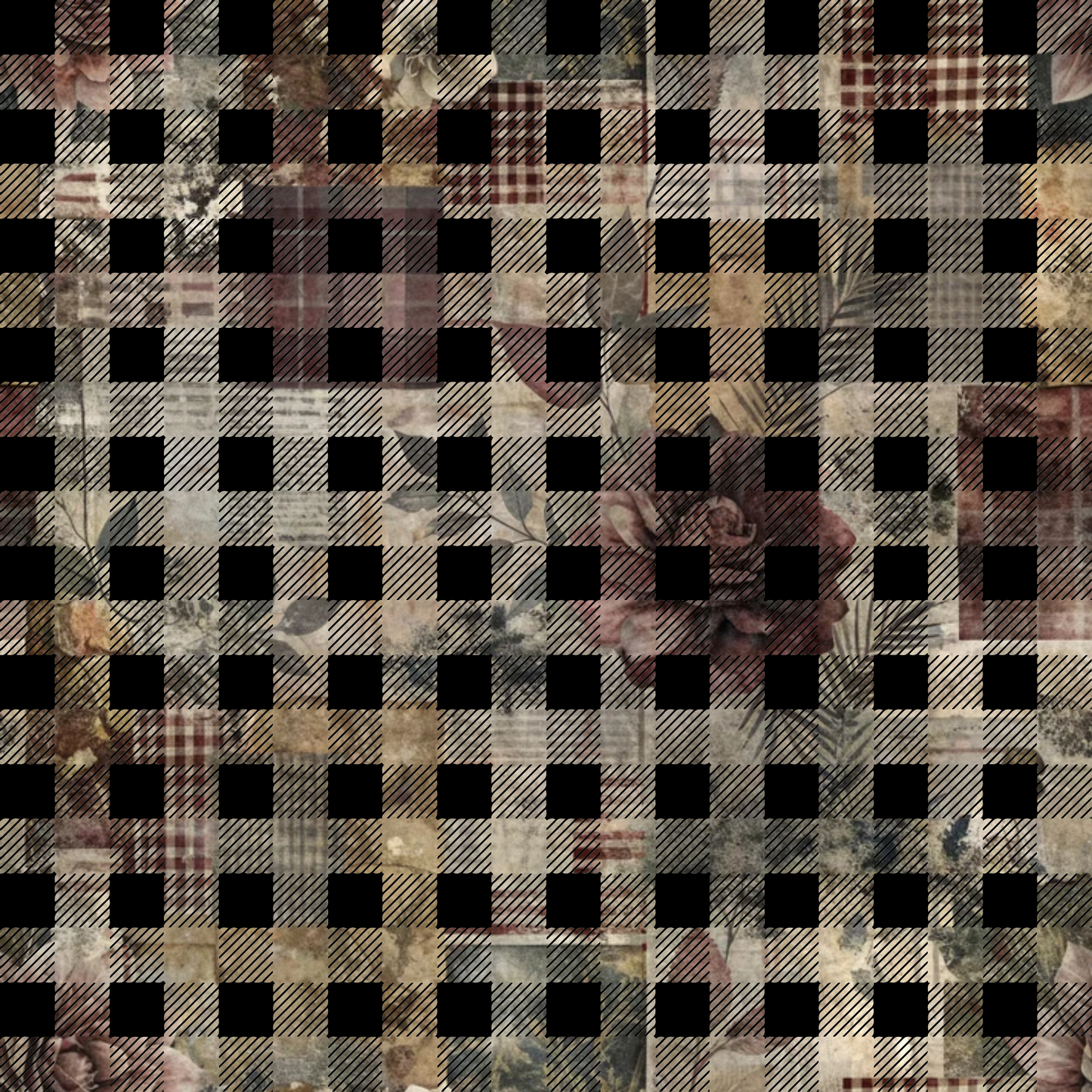 Patched Memories Pattern 15 Quilting Cotton Fabric