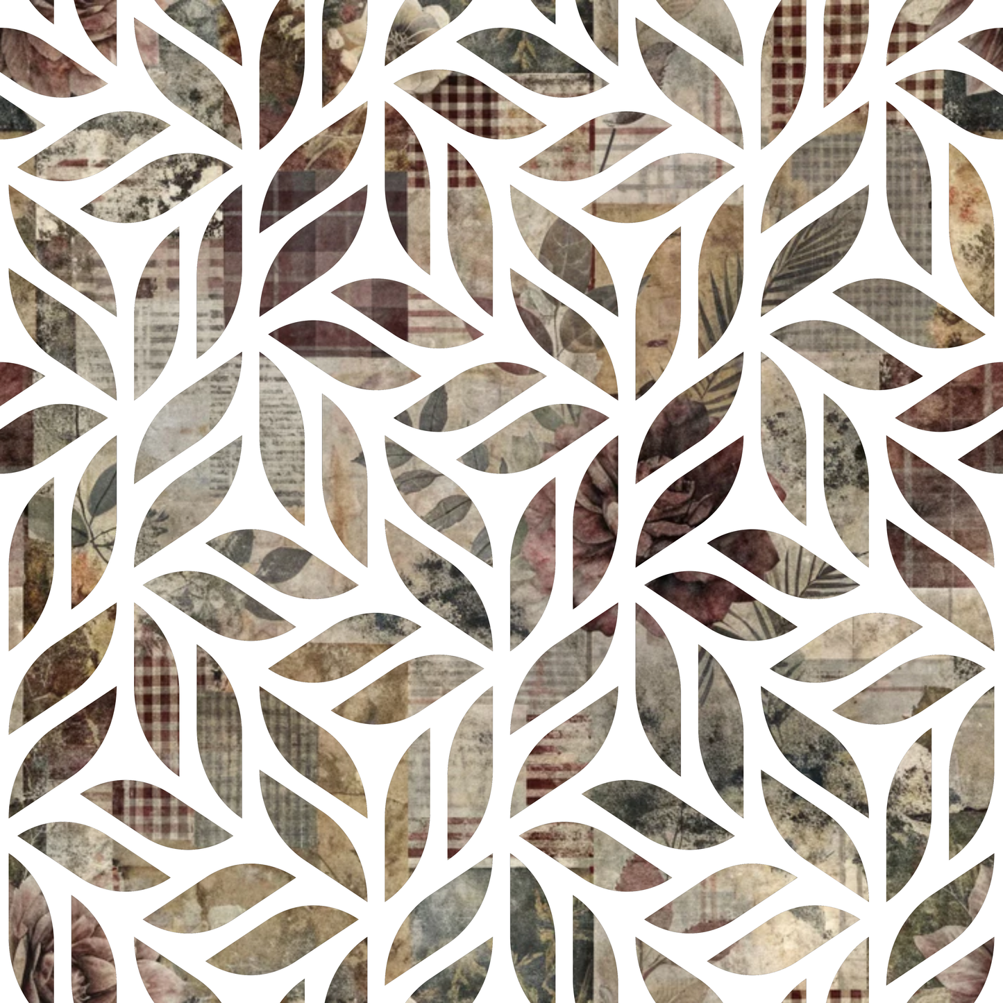 Patched Memories Pattern 26 Quilting Cotton Fabric