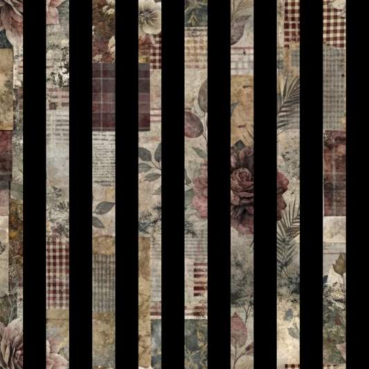 Patched Memories Pattern 20 Quilting Cotton Fabric