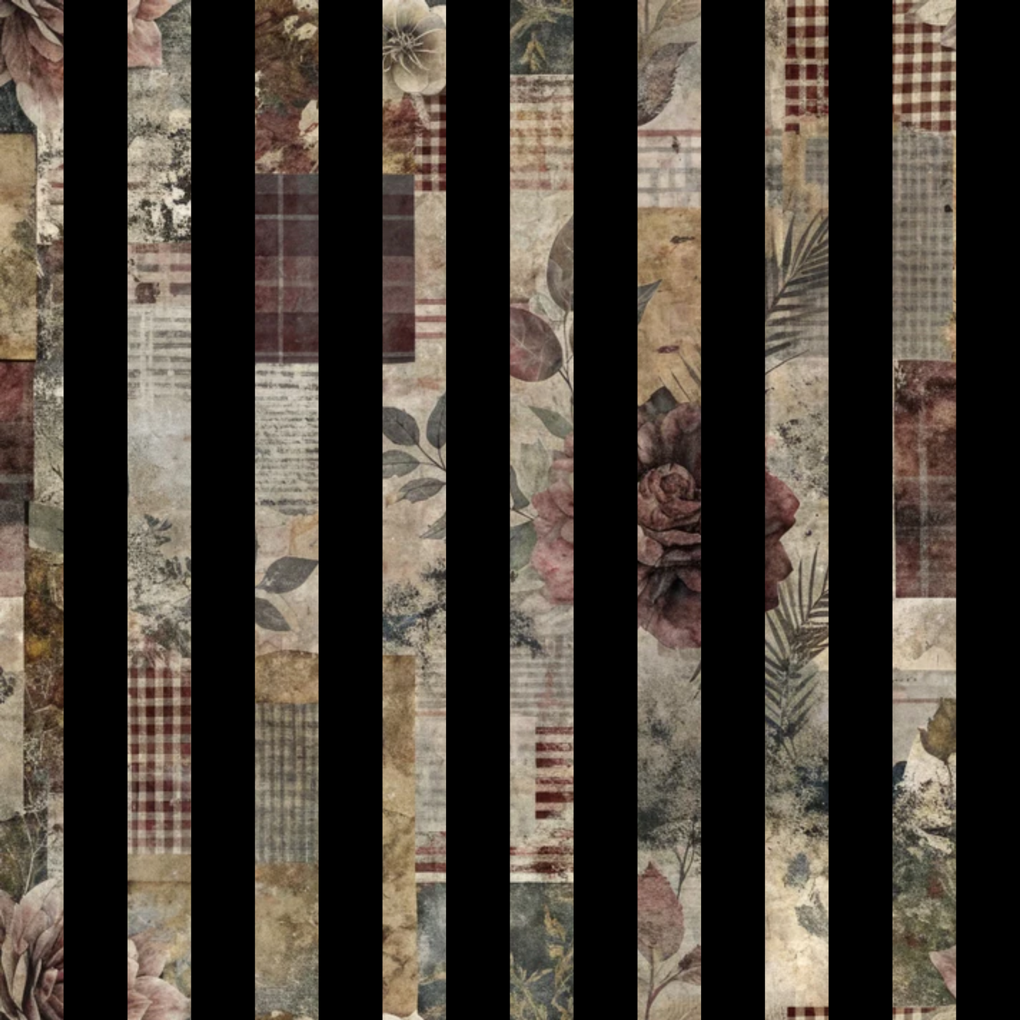 Patched Memories Pattern 20 Quilting Cotton Fabric
