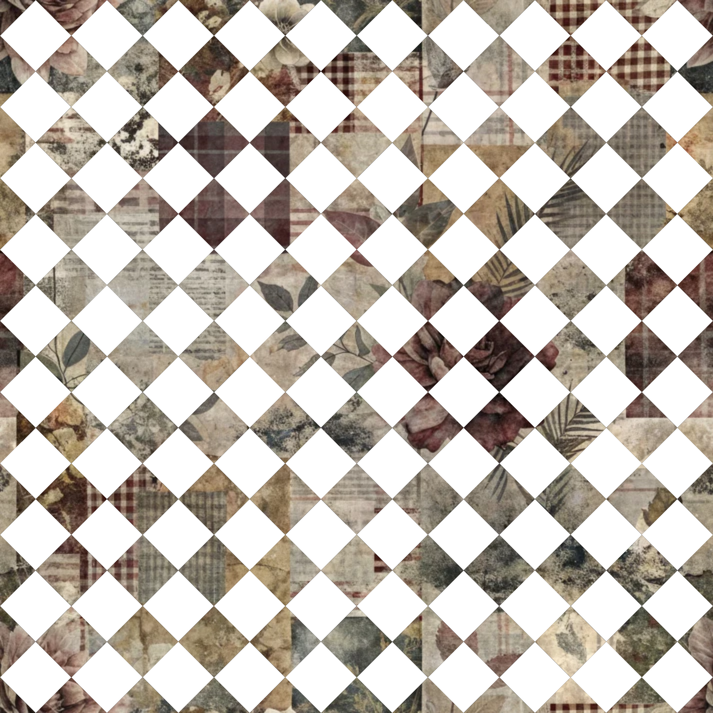 Patched Memories Pattern 17 Quilting Cotton Fabric