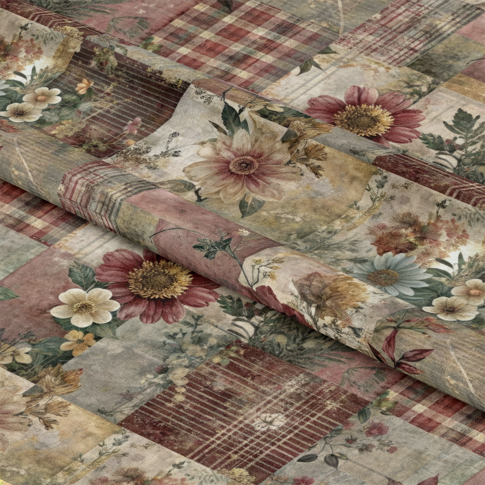 Patched Memories Pattern 8 Quilting Cotton Fabric