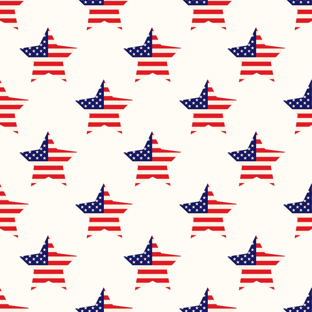 Patriotic July Pattern 1 Quilting Cotton Fabric