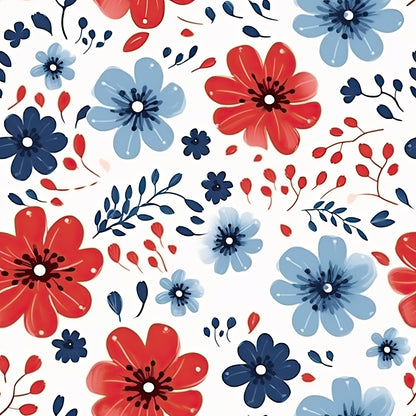 Patriotic July Pattern 13 Quilting Cotton Fabric