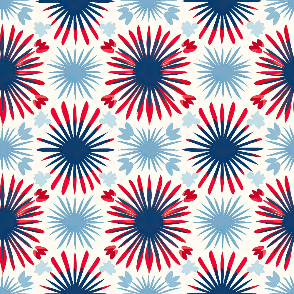 Patriotic July Pattern 20 Quilting Cotton Fabric