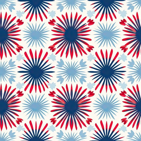 Patriotic July Pattern 20 Quilting Cotton Fabric – FabricMegaStore.com