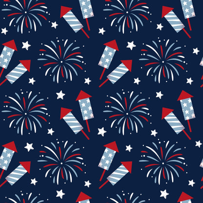 Patriotic July Pattern 7 Quilting Cotton Fabric