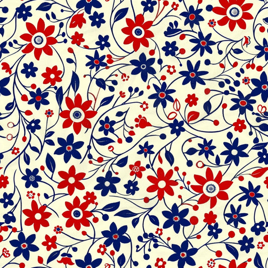 Patriotic Pattern 12 Quilting Cotton Fabric