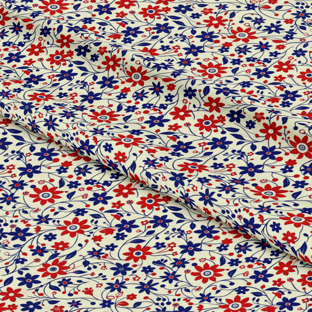 Patriotic Pattern 12 Quilting Cotton Fabric
