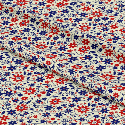 Patriotic Pattern 12 Quilting Cotton Fabric