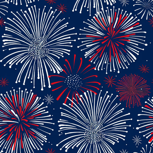 Patriotic Pattern 16 Quilting Cotton Fabric