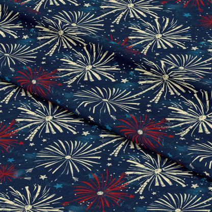 Patriotic Pattern 17 Quilting Cotton Fabric