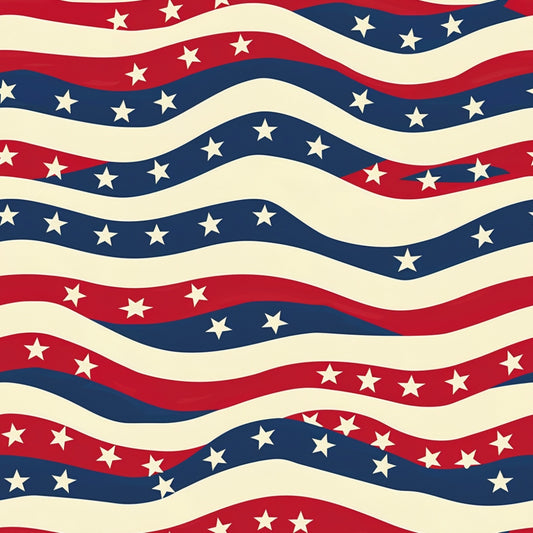 Patriotic Pattern 18 Quilting Cotton Fabric