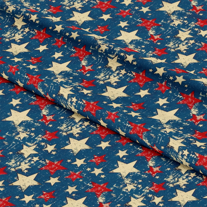 Patriotic Pattern 1 Quilting Cotton Fabric