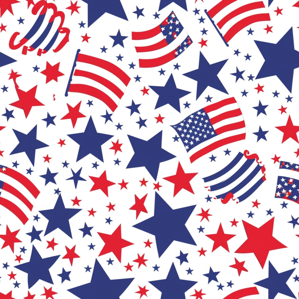 Patriotic Pattern 20 Quilting Cotton Fabric