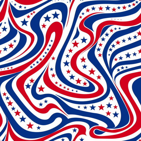 Patriotic Pattern 24 Quilting Cotton Fabric