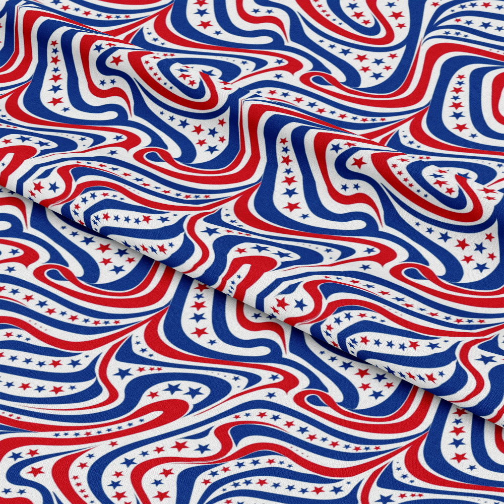Patriotic Pattern 24 Quilting Cotton Fabric