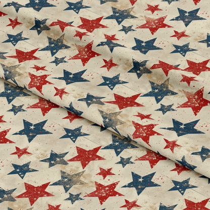 Patriotic Pattern 25 Quilting Cotton Fabric