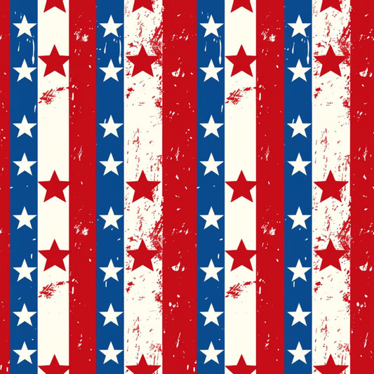 Patriotic Pattern 4 Quilting Cotton Fabric