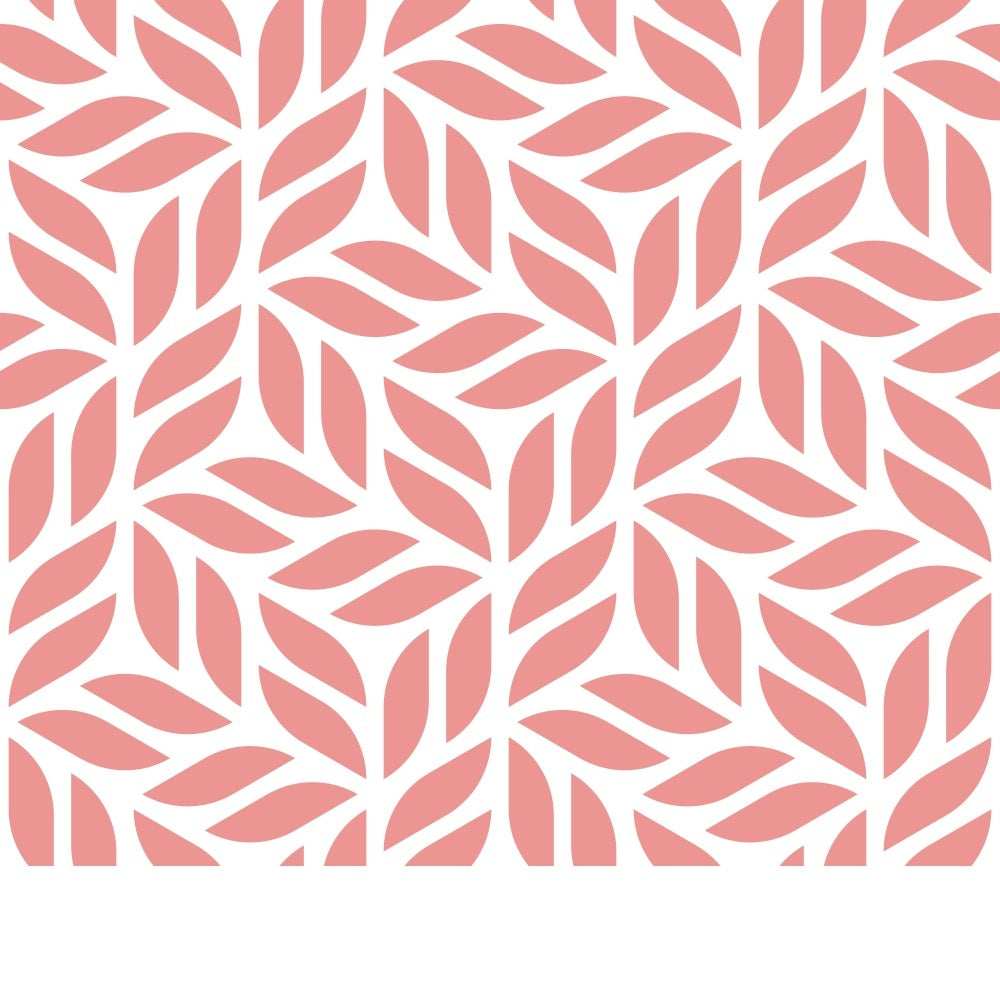 Peach Puff Leaves Quilting Cotton Fabric