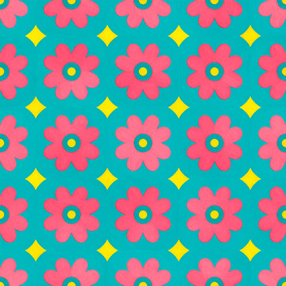 Peacock Teardrop Florals Pattern 10 Quilting Cotton Fabric