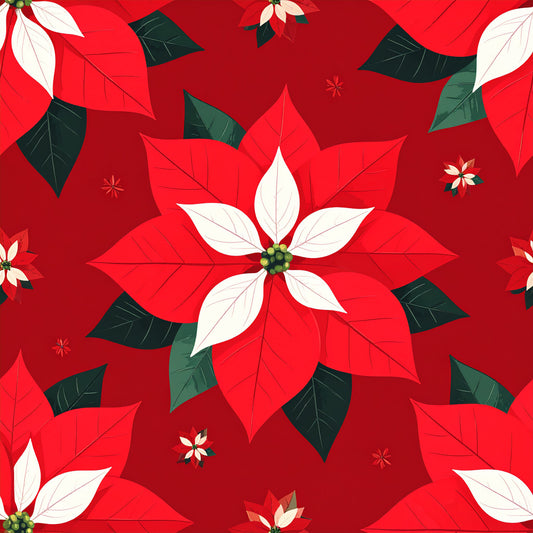 Peppermint Spice Christmas Pattern 10 Quilting Cotton Fabric