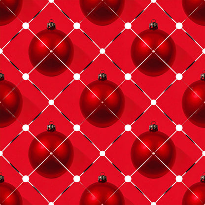 Peppermint Spice Christmas Pattern 12 Quilting Cotton Fabric