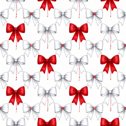 Peppermint Spice Christmas Pattern 3 Quilting Cotton Fabric