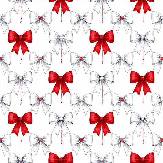 Peppermint Spice Christmas Pattern 3 Quilting Cotton Fabric