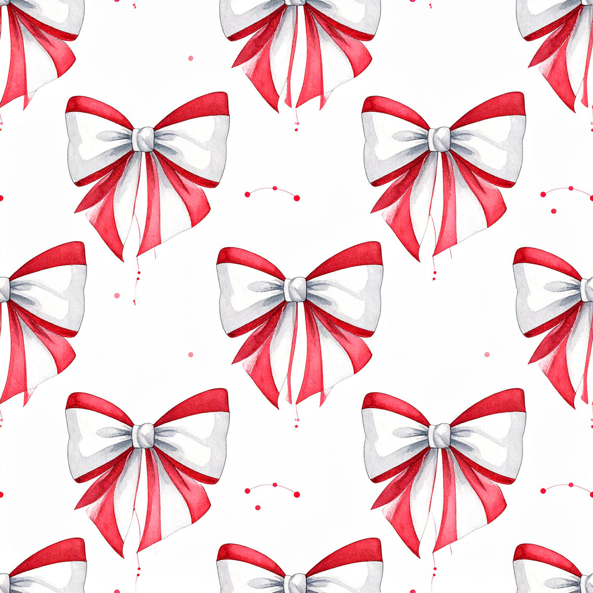 Peppermint Spice Christmas Pattern 4 Quilting Cotton Fabric