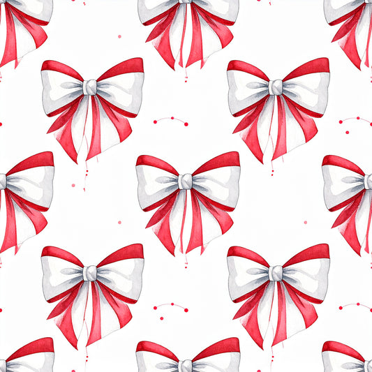 Peppermint Spice Christmas Pattern 4 Quilting Cotton Fabric