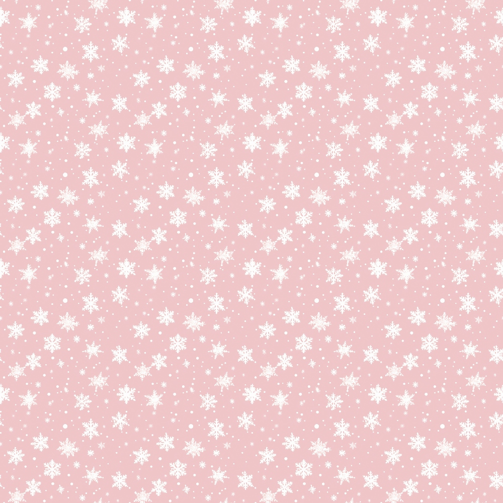 Pink Christmas Pattern 1 Quilting Cotton Fabric