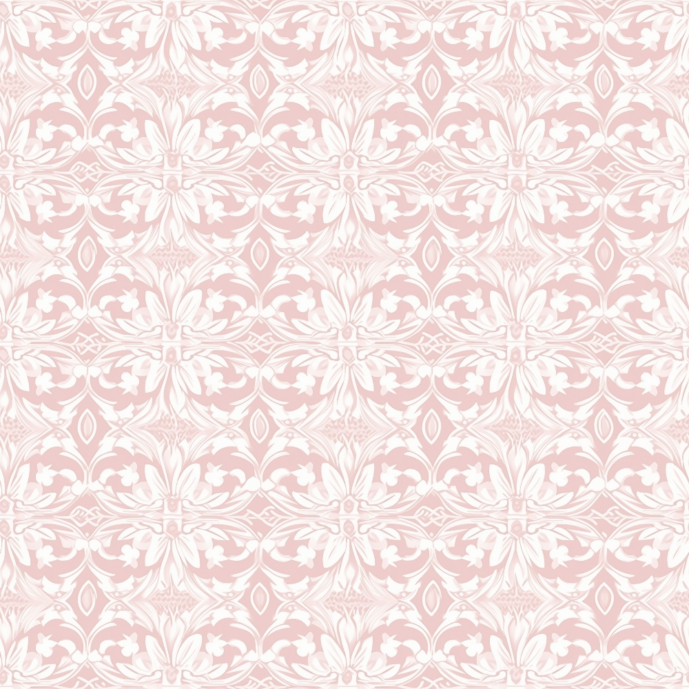 Pink Christmas Pattern 18 Quilting Cotton Fabric