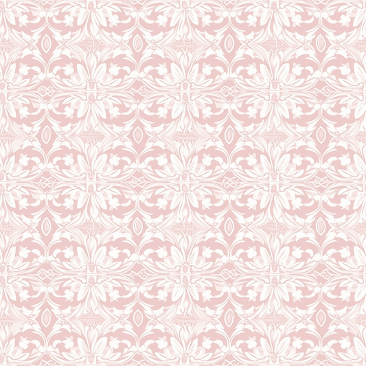 Pink Christmas Pattern 18 Quilting Cotton Fabric