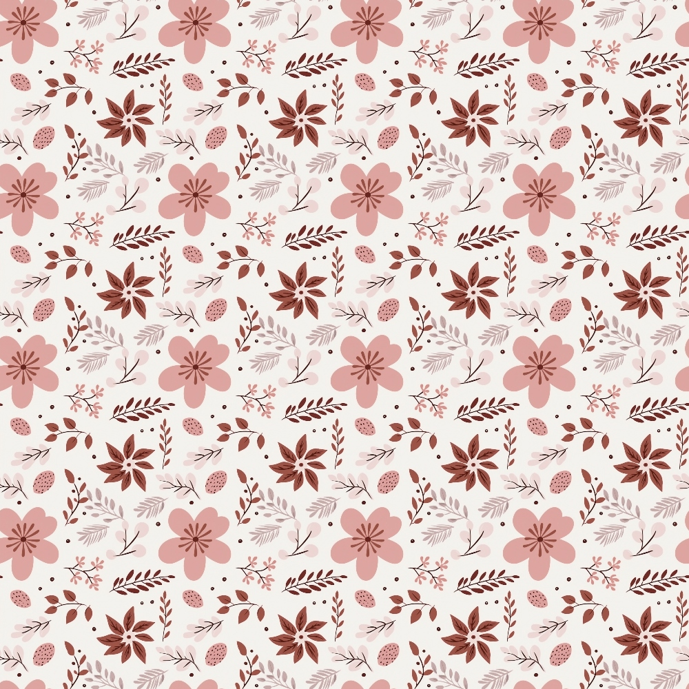 Pink Christmas Pattern 9 Quilting Cotton Fabric