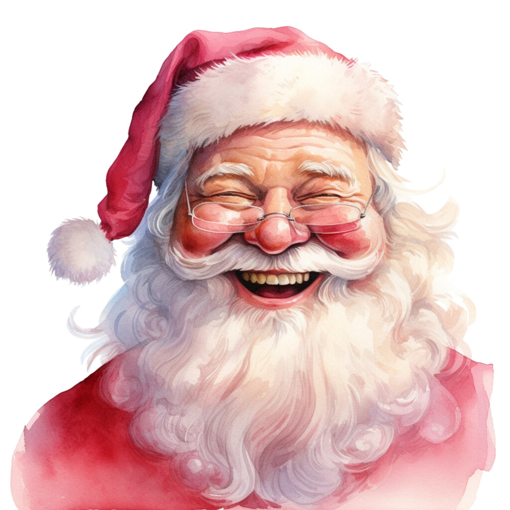 Pink Santa Claus Fabric Panel 19