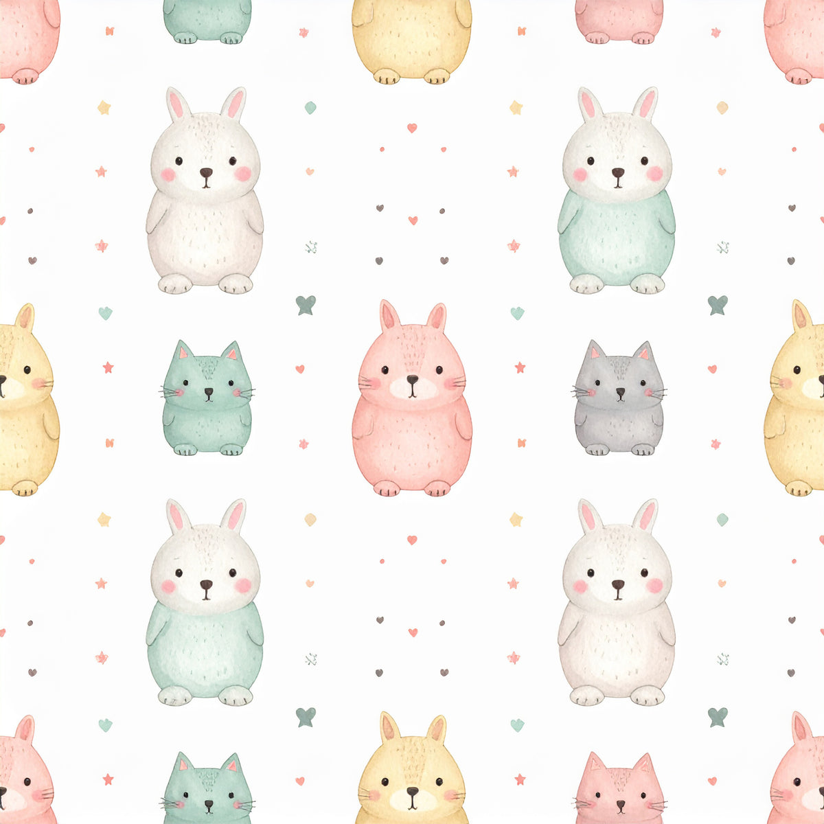 Pink Bows And Evergreen Pattern 13 Quilting Cotton Fabric