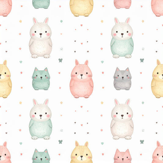 Pink Bows And Evergreen Pattern 13 Quilting Cotton Fabric