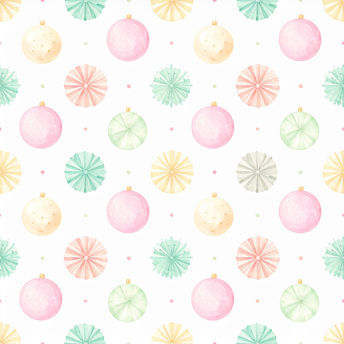 Pink Bows And Evergreen Pattern 14 Quilting Cotton Fabric