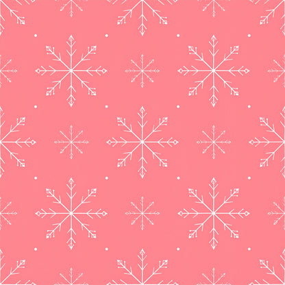 Pink Christmas Candy Pattern 1 Quilting Cotton Fabric