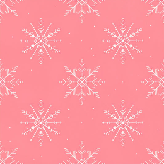 Pink Christmas Candy Pattern 25 Quilting Cotton Fabric