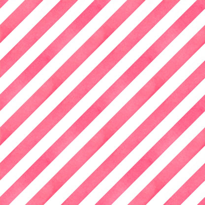 Pink Christmas Candy Pattern 5 Quilting Cotton Fabric